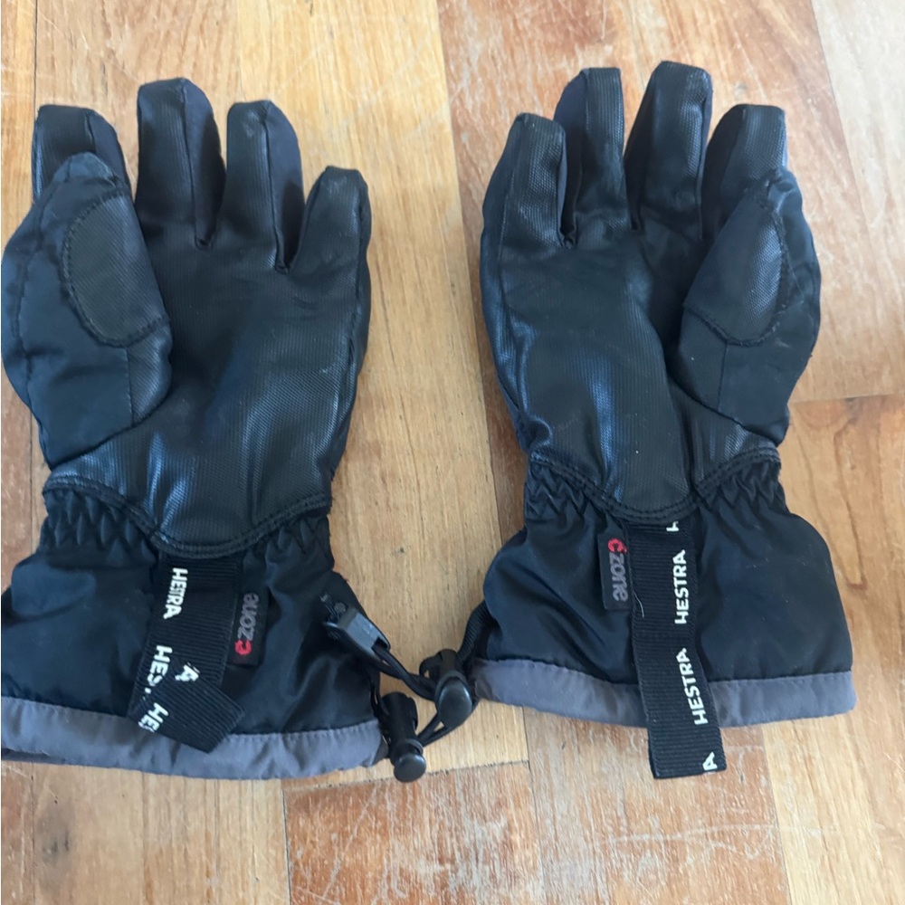 Hestra Black Ski Gloves